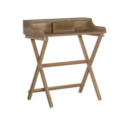 Kirkland's Home Rustic Wooden Folding Desk- Office Furniture