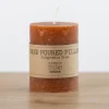 Kirkland's Home Rusty Unscented Pillar Candle, 3X4 In.- Candles