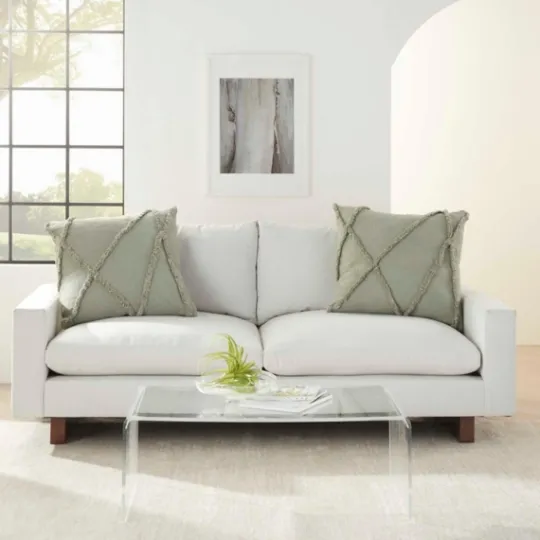 Kirkland's Home Sage Tufted Diamond 2-Pc. Pillows, 24 In.- Pillows