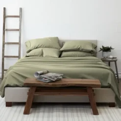 Kirkland's Home Sage Ultra Soft 6-Pc. King Sheet Set- Bed Sheets