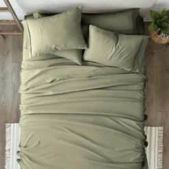 Kirkland's Home Sage Ultra Soft 6-Pc. King Sheet Set- Bed Sheets