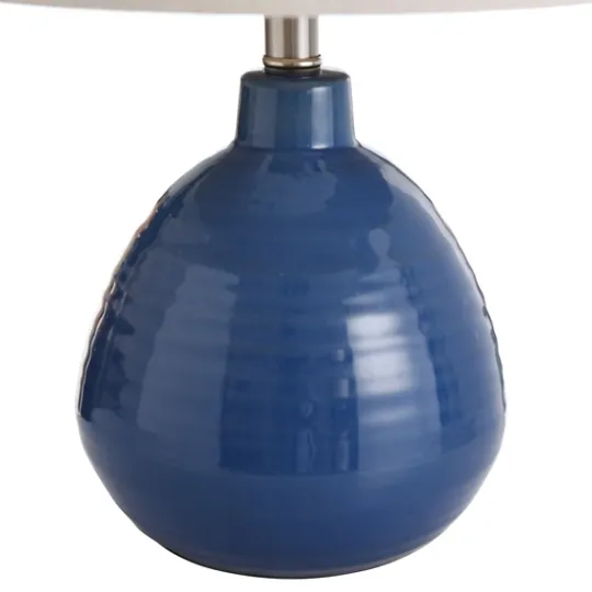 Kirkland's Home Sailor Blue Ceramic Table Lamp- Table Lamps