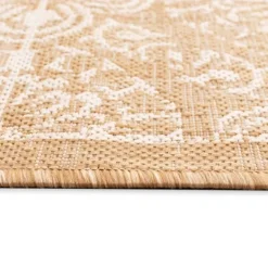 Kirkland's Home Sand Embellished Scroll Indoor/Outdoor Rug, 6X9- Outdoor Rugs