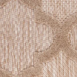 Kirkland's Home Sandstone Natural Trellis Outdoor Area Rug, 4X6- Outdoor Rugs