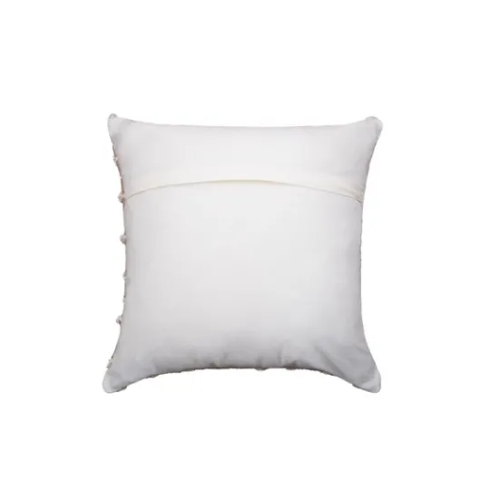 Kirkland's Home Sandy Beige Hand Knotted Decorative Throw Pillow- Pillows
