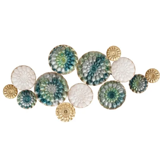 Kirkland's Home Santorini Metal Wall Plaque- Wall Plaques