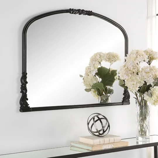 Kirkland's Home Satin Baroque Arched Wall Mirror- Decorative Mirrors