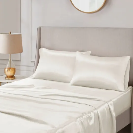 Kirkland's Home Satin King 2-Pc. Pillow Case Set- Bed Sheets
