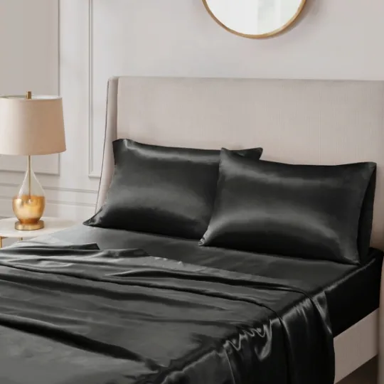 Kirkland's Home Satin King 2-Pc. Pillow Case Set- Bed Sheets