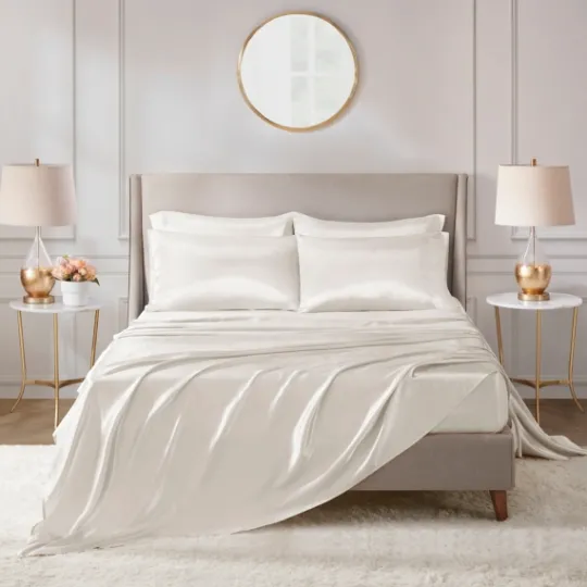 Kirkland's Home Satin 6-Pc. Full Sheet Set- Bed Sheets