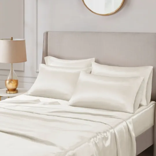Kirkland's Home Satin 6-Pc. Full Sheet Set- Bed Sheets