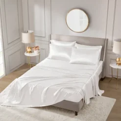 Kirkland's Home Satin 6-Pc. Full Sheet Set- Bed Sheets