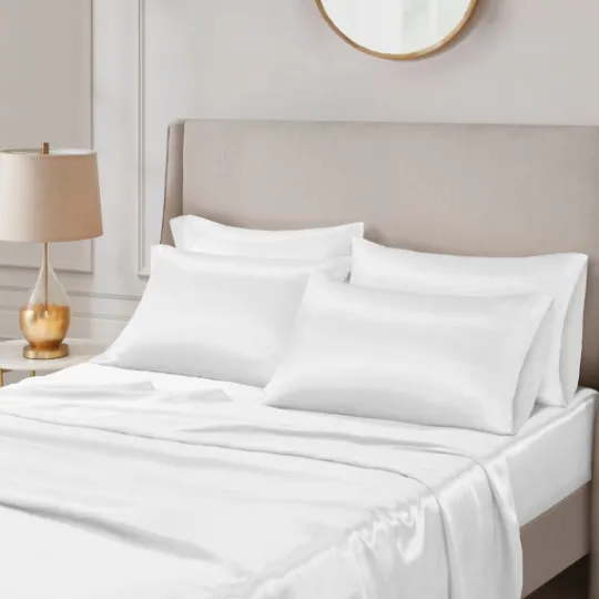 Kirkland's Home Satin 6-Pc. Full Sheet Set- Bed Sheets