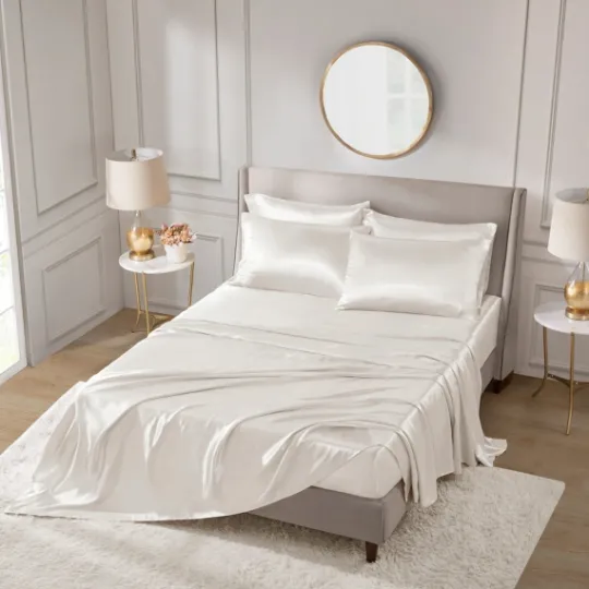 Kirkland's Home Satin 6-Pc. King Sheet Set- Bed Sheets