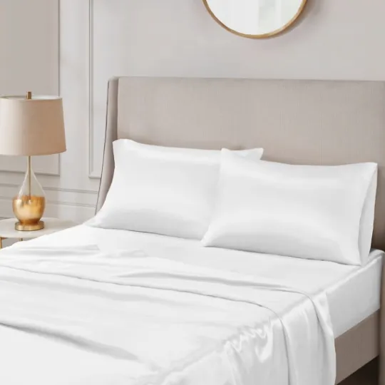 Kirkland's Home Satin Standard 2-Pc. Pillow Case Set- Bed Sheets