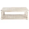 Kirkland's Home Savannah Cream Distressed Coffee Table- Coffee Tables