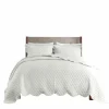 Kirkland's Home Scalloped Crinkle 3-Pc. Full/Queen Quilt Set- Quilts
