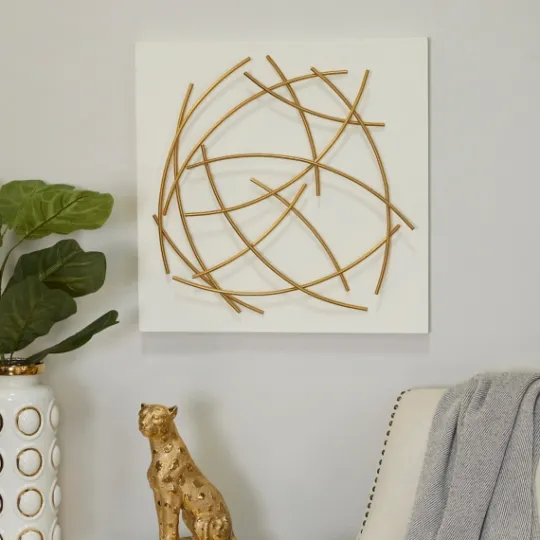 Kirkland's Home Scattered Sticks Abstract Wall Plaque- Wall Plaques