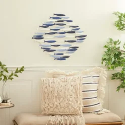 Kirkland's Home Schooling Fish Metal Wall Plaque- Wall Plaques