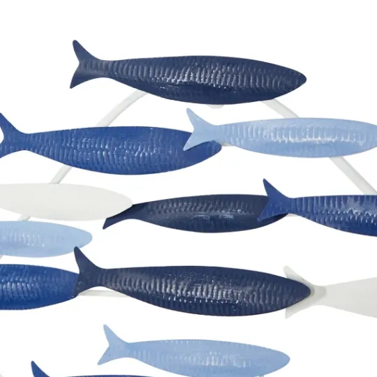 Kirkland's Home Schooling Fish Metal Wall Plaque- Wall Plaques