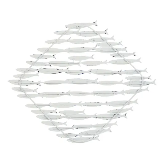 Kirkland's Home Schooling Fish Metal Wall Plaque- Wall Plaques