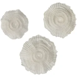 Kirkland's Home Sea Coral Wall Plates, Set Of 3- Wall Plaques