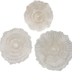 Kirkland's Home Sea Coral Wall Plates, Set Of 3- Wall Plaques