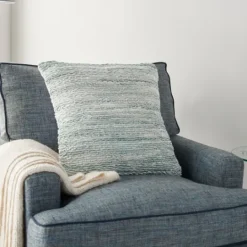 Kirkland's Home Seafoam Ribbon Loops Pillow- Pillows