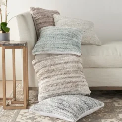 Kirkland's Home Seafoam Ribbon Loops Pillow- Pillows
