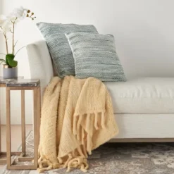 Kirkland's Home Seafoam Ribbon Loops Pillow- Pillows
