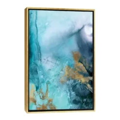 Kirkland's Home Seawall Waves Abstract Canvas Framed Art- Framed Art