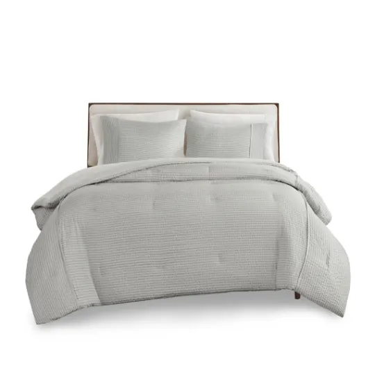 Kirkland's Home Seersucker 3-Pc. Cali King Comforter Set- Comforters