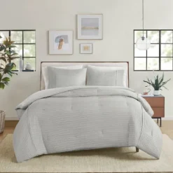 Kirkland's Home Seersucker 3-Pc. Cali King Comforter Set- Comforters