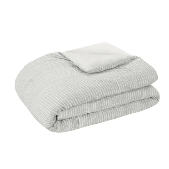 Kirkland's Home Seersucker 3-Pc. Cali King Comforter Set- Comforters