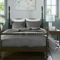 Kirkland's Home Serene Quilted 3-Pc. Queen Coverlet Set- Bedspreads & Coverlets