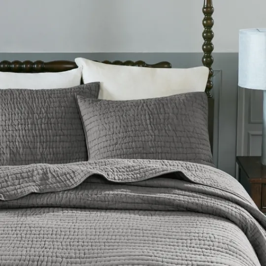 Kirkland's Home Serene Quilted 3-Pc. Queen Coverlet Set- Bedspreads & Coverlets