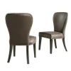 Kirkland's Home Sevana Faux Leather Dining Chairs, Set Of 2- Dining Chairs