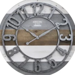 Kirkland's Home Shabby Planks Wall Clock- Clocks