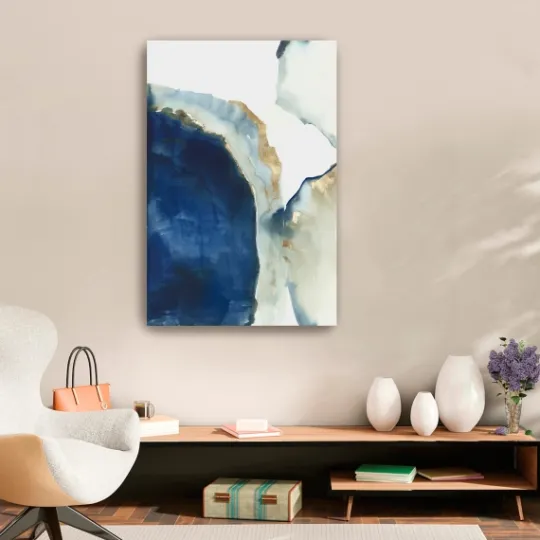 Kirkland's Home Shapes Of Watercolor Canvas Art Print- Canvas Art