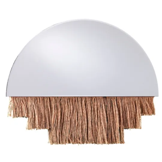 Kirkland's Home Shaw Fringe Half Circle Wall Mirror- Decorative Mirrors