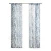 Kirkland's Home Sheer Blue Botanical Curtain Panel Set, 95 In.- Curtains & Drapes