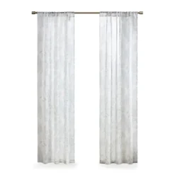 Kirkland's Home Sheer Botanical Curtain Panel Set, 95 In.- Curtains & Drapes