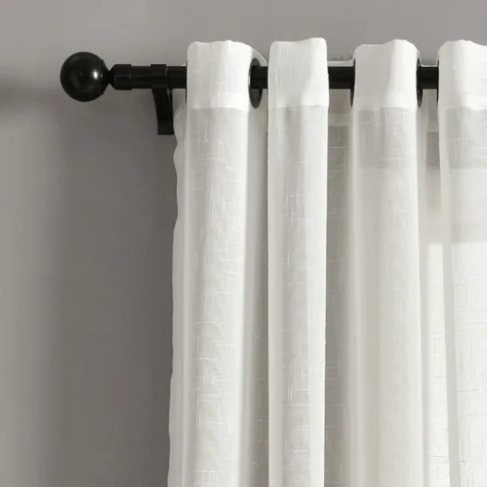 Kirkland's Home Sheer Grommet Curtain Panel Set, 84 In.- Curtains & Drapes