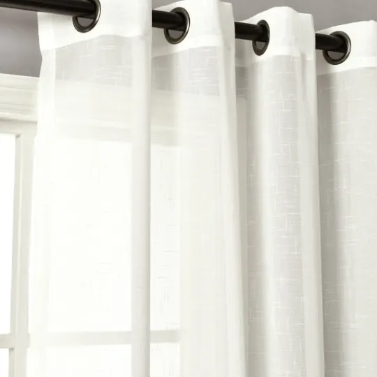 Kirkland's Home Sheer Grommet Curtain Panel Set, 84 In.- Curtains & Drapes