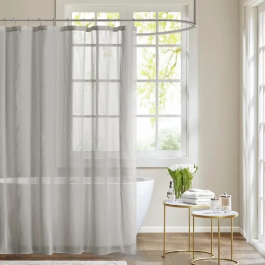 Kirkland's Home Sheer Shower Curtain- Shower Curtains