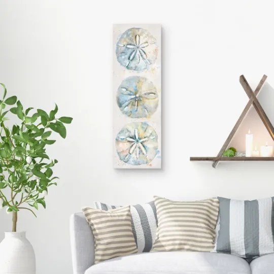Kirkland's Home Shell Panel Ii Giclee Canvas Art Print- Canvas Art