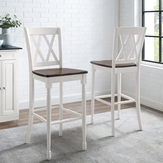 Kirkland's Home Shelly Classic Bar Stools, Set Of 2- Bar Stools & Counter Height Stools