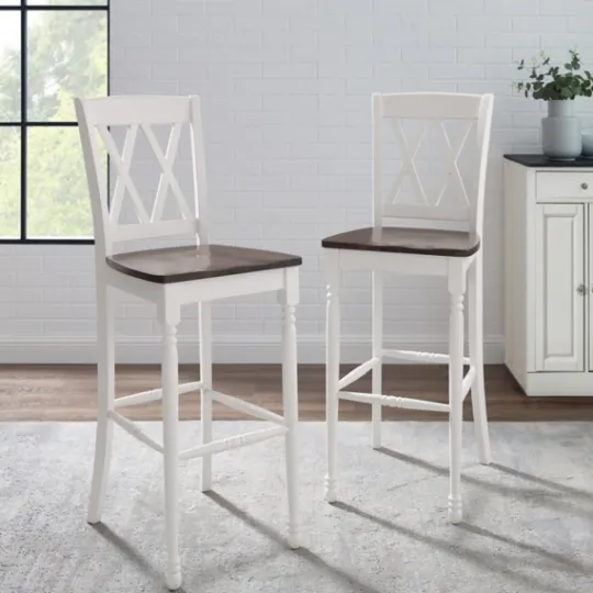 Kirkland's Home Shelly Classic Bar Stools, Set Of 2- Bar Stools & Counter Height Stools