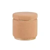 Kirkland's Home Sherpa Upholstered Storage Ottoman- Benches & Ottomans