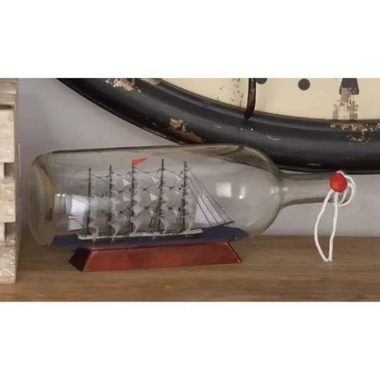 Kirkland's Home Ship In A Bottle Figurine- Statues & Figurines
